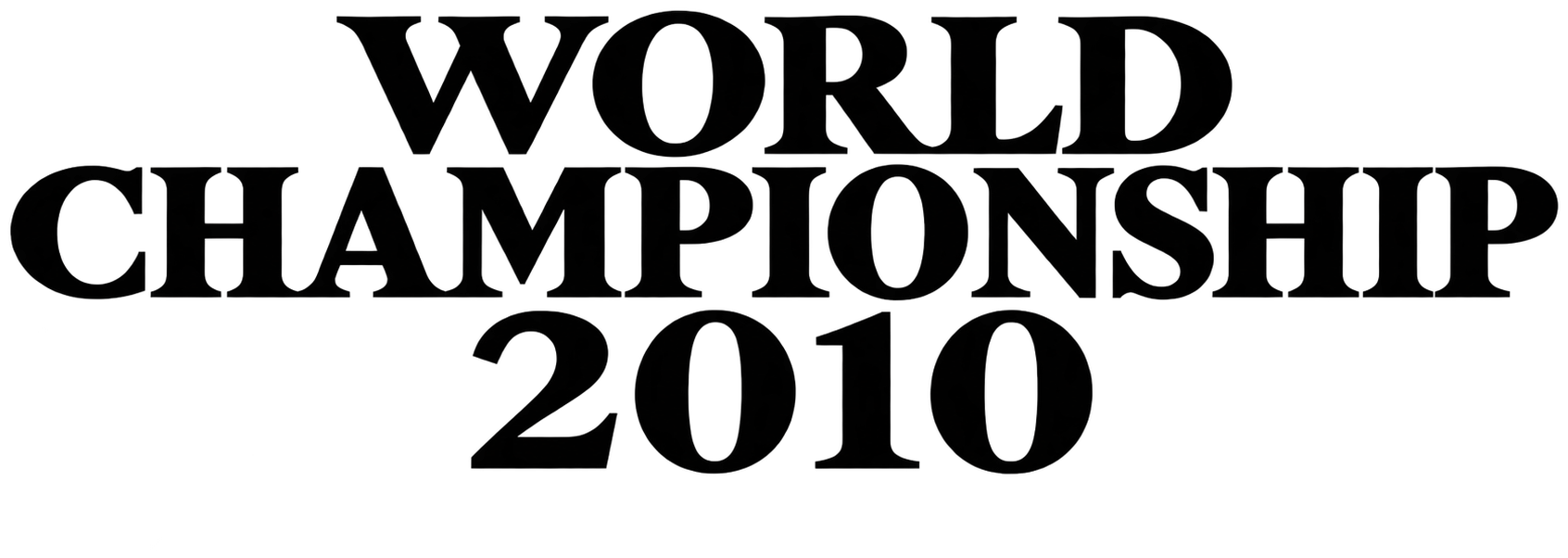 World Championship 2010 Card Pack logo